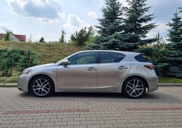 Lexus CT cena 72500 przebieg: 82000, rok produkcji 2017 z Warszawa małe 154